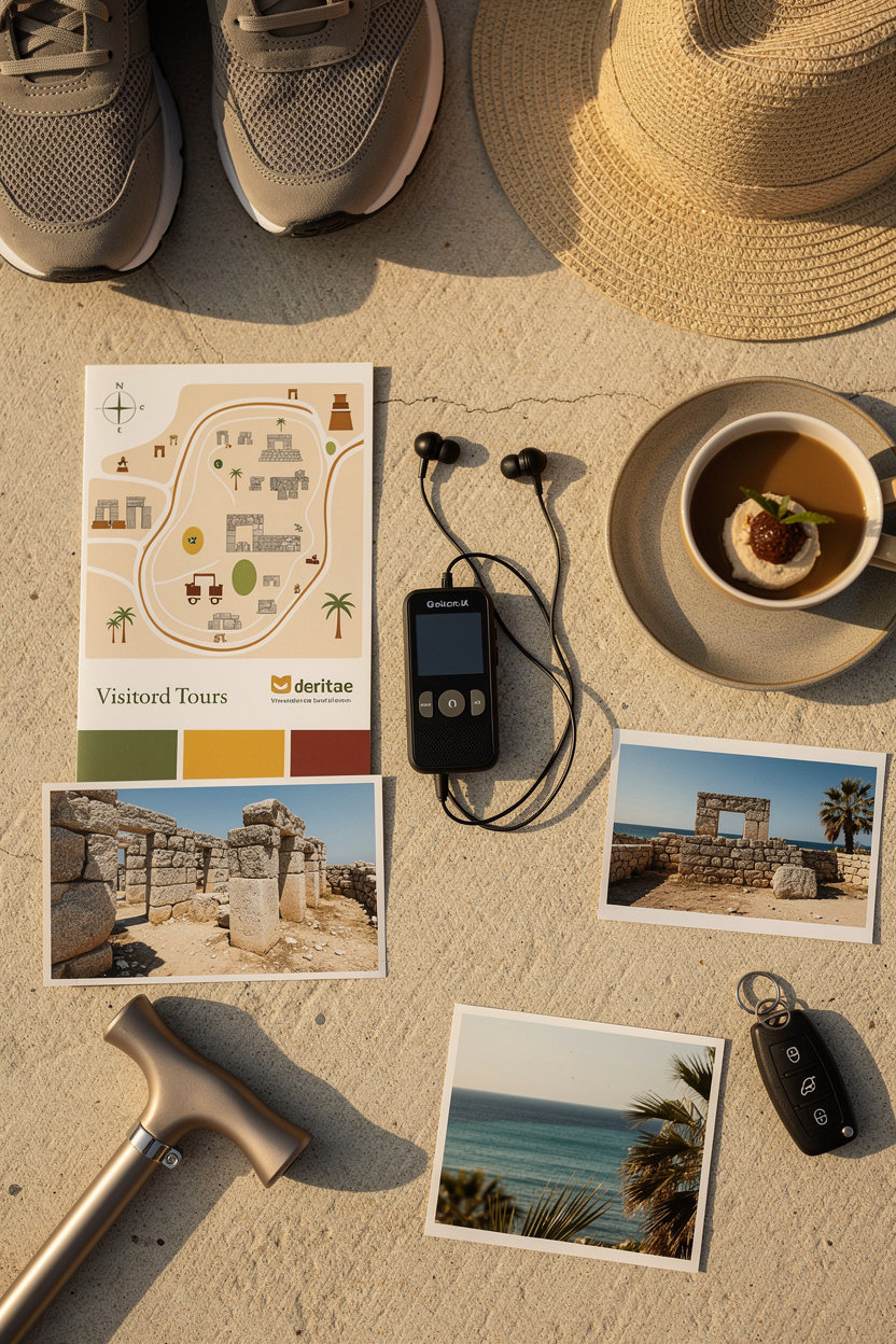Qal'at al-Bahrain – Ancient Harbour and Capital of Dilmun visitor experience with seaside café and walking trails across the 17.5-hectare archaeological site